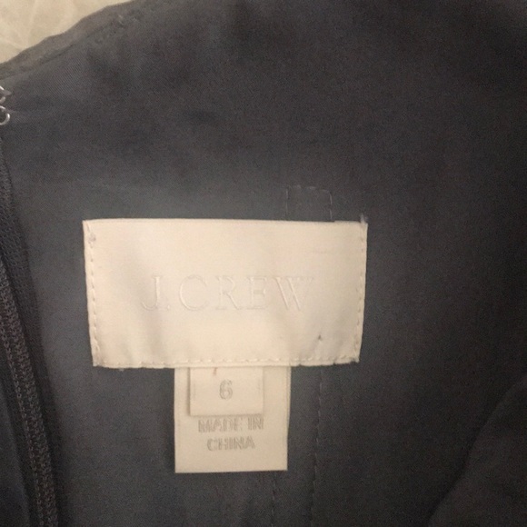 J Crew Heidi Bridesmaid Dress Gray Chiffon Size 6 - Picture 5 of 5